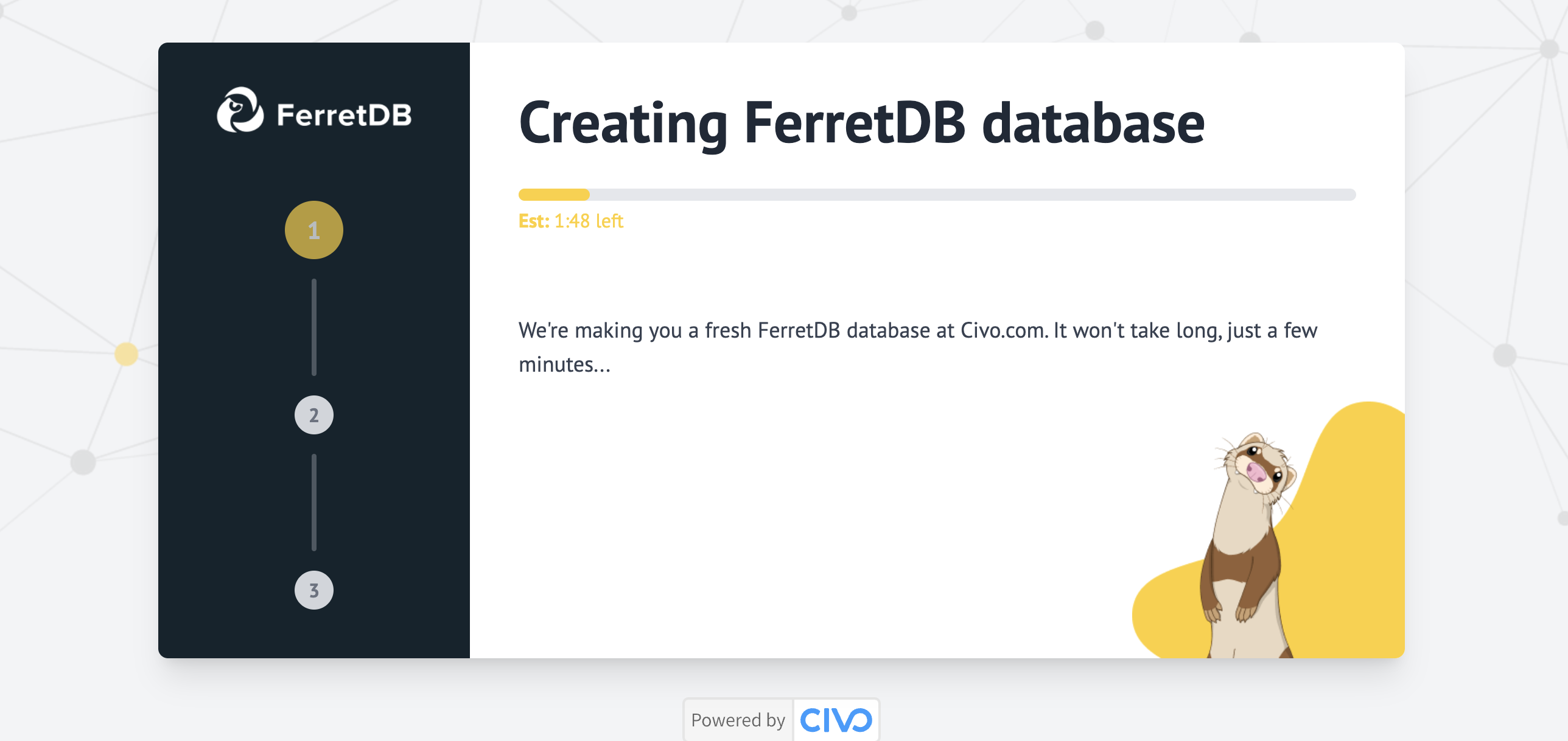 Database creation process